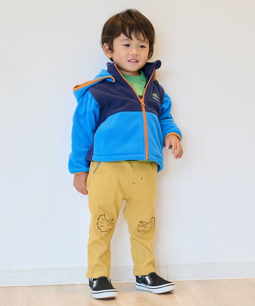 kladskap（クレードスコープ）の「恐竜切替3wayフリースパーカ（ブルゾン・キッズ・グリーン/ネイビー・90cm/100cm/110cm/120cm/130cm）」の16枚目の写真