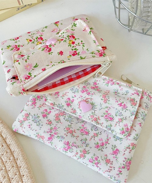 VIBGYOR(ヴィブジョー)の「Mignonjour/フラワーミニポーチ M2832(ポーチ・レディース・その他1/その他2/ホワイト/ピンク/ブルー・FREE)」の18枚目の写真