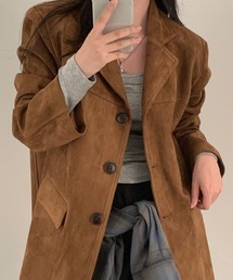 FREE STYLISTS（フリー スタイリスト）の「YUGA_YGMC  Suede-like lapel single jacket（テーラードジャケット）」