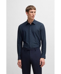 BOSS（ボス）の「スリムフィットシャツ パフォーマンスストレッチ ジャカード（シャツ/ブラウス）」