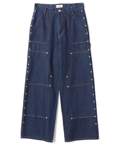 atmos pink(アトモスピンク)の「atmos pink Studs Denim Pants / アトモス ピンク スタッズ デニム パンツ(その他パンツ・レディース・ブルー/ブラック・S/M)」の2枚目の写真