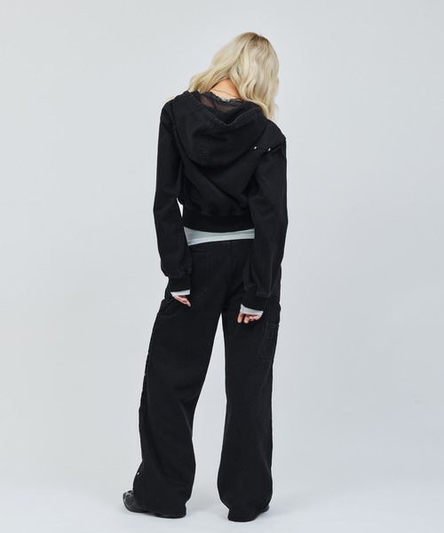 atmos pink(アトモスピンク)の「atmos pink Studs Denim Pants / アトモス ピンク スタッズ デニム パンツ(その他パンツ・レディース・ブルー/ブラック・S/M)」の10枚目の写真