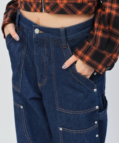 atmos pink(アトモスピンク)の「atmos pink Studs Denim Pants / アトモス ピンク スタッズ デニム パンツ(その他パンツ・レディース・ブルー/ブラック・S/M)」の13枚目の写真