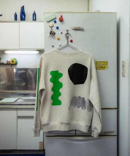 PAMM(パム)の「寛大なインテリアのスウェット(スウェット・レディース・アイボリー/杢グレー・3/2)」の19枚目の写真