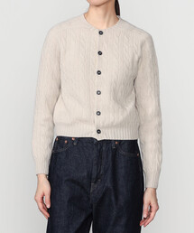 Morris & Sons | MORRIS & SONS | ジーロンラム ケーブルニットカーディガン WOMEN(カーディガン/ボレロ)