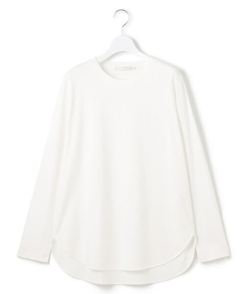 ICB(アイシービー)の「シンプルジャージー ロングスリーブTシャツ(Tシャツ/カットソー・レディース・ブラック系/アイボリー系・SMALL/MEDIUM/X-SMALL)」の14枚目の写真