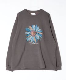 ATELANE（アテレーン）の「ATELANE アソートデザイン刺繍クルーネック/ダンボール/フラワー/トラ（スウェット）」