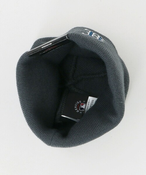 NEW ERA（ニューエラ）の「＜NEW ERA＞ベーシック カフ ニット帽 / MLB / キッズ（ニットキャップ/ビーニー・キッズ・グレー系/ブラック・FREE）」の6枚目の写真