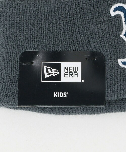NEW ERA（ニューエラ）の「＜NEW ERA＞ベーシック カフ ニット帽 / MLB / キッズ（ニットキャップ/ビーニー・キッズ・グレー系/ブラック・FREE）」の10枚目の写真