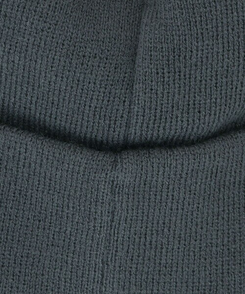 NEW ERA（ニューエラ）の「＜NEW ERA＞ベーシック カフ ニット帽 / MLB / キッズ（ニットキャップ/ビーニー・キッズ・グレー系/ブラック・FREE）」の3枚目の写真