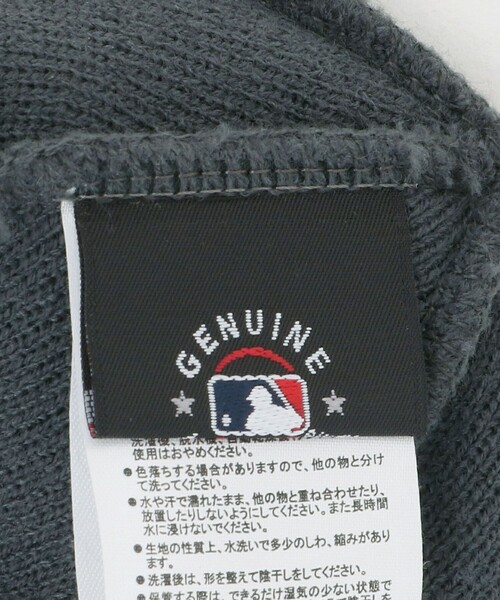 NEW ERA（ニューエラ）の「＜NEW ERA＞ベーシック カフ ニット帽 / MLB / キッズ（ニットキャップ/ビーニー・キッズ・グレー系/ブラック・FREE）」の9枚目の写真