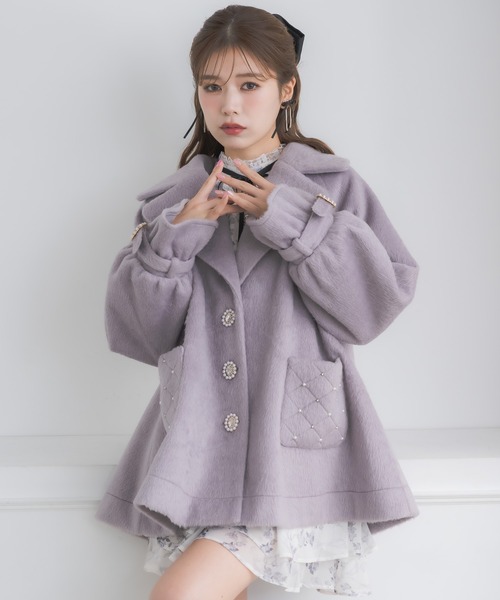 VIOLETTA 新品タグ付き アウター VIOLETTA（ヴィオレッタ） コート アウター ボアショートコート