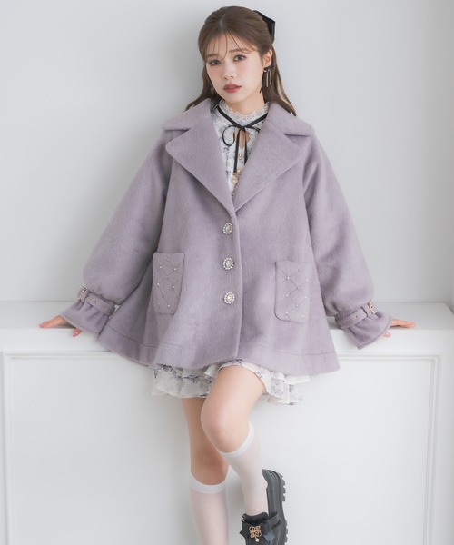 couture BY ROJITA(クチュールバイロジータ)の「キルティングポケットコート(その他アウター・レディース・アイボリー/ブラック/パープル/その他・FREE)」の17枚目の写真