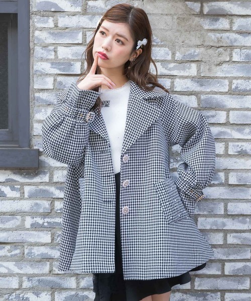 couture BY ROJITA(クチュールバイロジータ)の「キルティングポケットコート(その他アウター・レディース・アイボリー/ブラック/パープル/その他・FREE)」の5枚目の写真