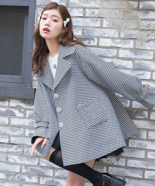 couture BY ROJITA(クチュールバイロジータ)の「キルティングポケットコート(その他アウター・レディース・アイボリー/ブラック/パープル/その他・FREE)」の7枚目の写真