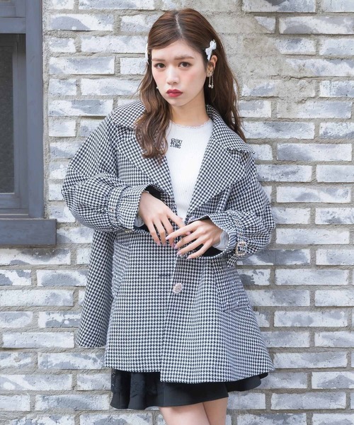 couture BY ROJITA(クチュールバイロジータ)の「キルティングポケットコート(その他アウター・レディース・アイボリー/ブラック/パープル/その他・FREE)」の8枚目の写真