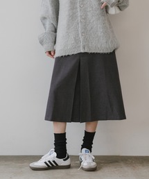 AO2（アオズ）の「Velvet Belted Pleated Skirt / ベロアベルト プリーツスカート（スカート）」