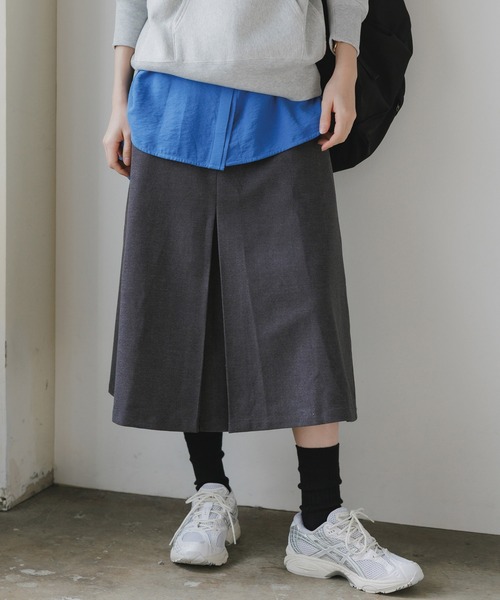 AO2(アオズ)の「Velvet Belted Pleated Skirt / ベロアベルト プリーツスカート(スカート・レディース・ブラウン/グレー・FREE)」の21枚目の写真