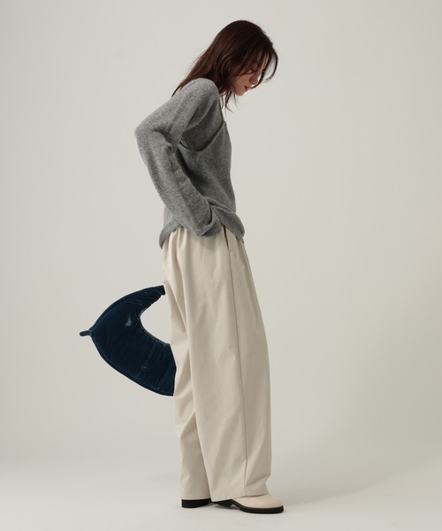 Elura(エルーラ)の「ギャザーコクーンパンツ/611689(その他パンツ・レディース・ブラック/ダークブラウン/ホワイト・LARGE/MEDIUM)」の4枚目の写真