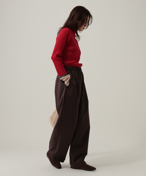 Elura(エルーラ)の「ギャザーコクーンパンツ/611689(その他パンツ・レディース・ブラック/ダークブラウン/ホワイト・LARGE/MEDIUM)」の17枚目の写真