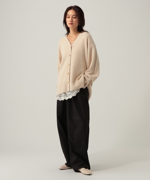 Elura(エルーラ)の「ギャザーコクーンパンツ/611689(その他パンツ・レディース・ブラック/ダークブラウン/ホワイト・LARGE/MEDIUM)」の9枚目の写真