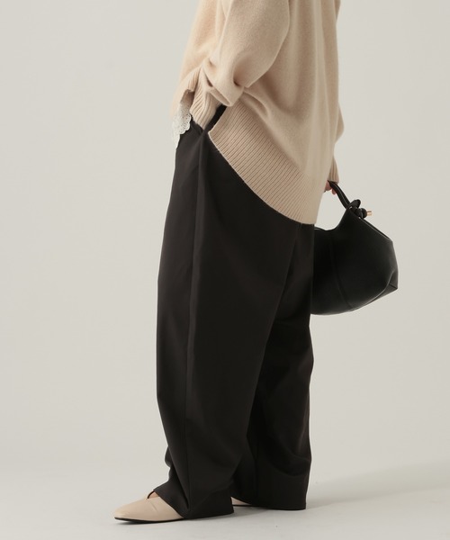 Elura(エルーラ)の「ギャザーコクーンパンツ/611689(その他パンツ・レディース・ブラック/ダークブラウン/ホワイト・LARGE/MEDIUM)」の12枚目の写真