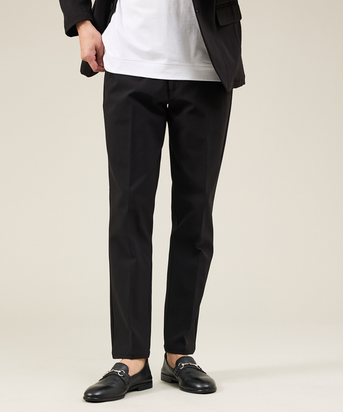 ABAHOUSE GRAY（アバハウスグレイ）の「【SMART CLOSET】ハイゲージ ポンチ スラックス / セットアップ対応（スラックス・メンズ・ブラック/ネイビー/モカ・44/46/48/50）」の2枚目の写真