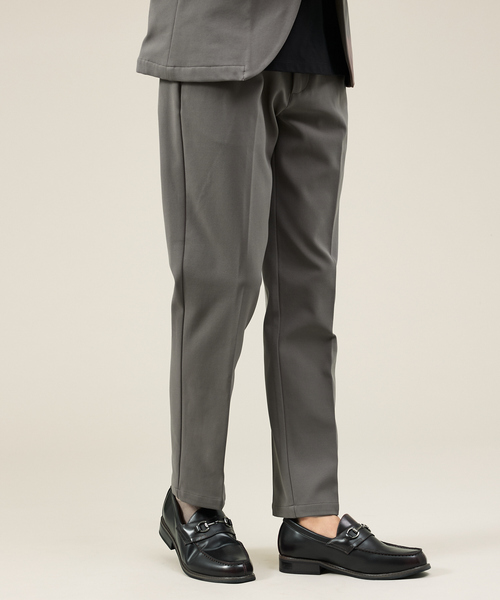 ABAHOUSE GRAY（アバハウスグレイ）の「【SMART CLOSET】ハイゲージ ポンチ スラックス / セットアップ対応（スラックス・メンズ・ブラック/ネイビー/モカ・44/46/48/50）」の3枚目の写真