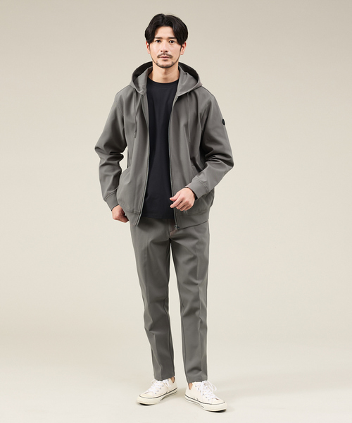 ABAHOUSE GRAY（アバハウスグレイ）の「【SMART CLOSET】ハイゲージ ポンチ スラックス / セットアップ対応（スラックス・メンズ・ブラック/ネイビー/モカ・44/46/48/50）」の6枚目の写真