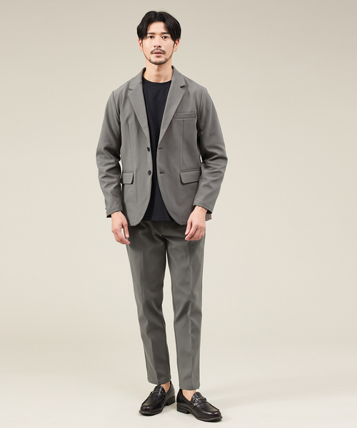 ABAHOUSE GRAY（アバハウスグレイ）の「【SMART CLOSET】ハイゲージ ポンチ スラックス / セットアップ対応（スラックス・メンズ・ブラック/ネイビー/モカ・44/46/48/50）」の5枚目の写真