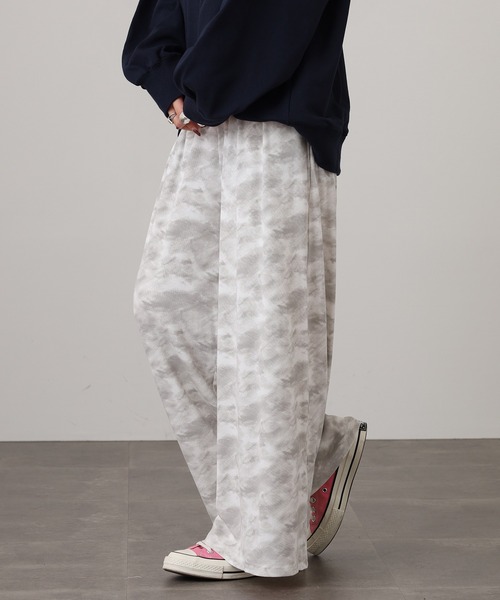 Brownie（ブラウニー）の「ぼかし柄テレコイージーパンツ（その他パンツ・レディース・オフホワイト・FREE）」の8枚目の写真