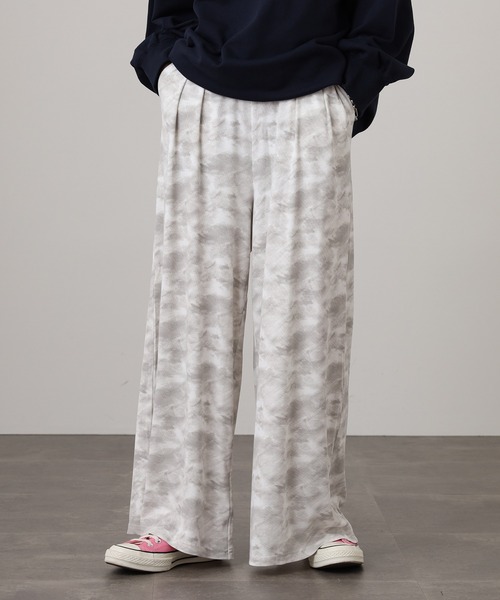 Brownie（ブラウニー）の「ぼかし柄テレコイージーパンツ（その他パンツ・レディース・オフホワイト・FREE）」の10枚目の写真