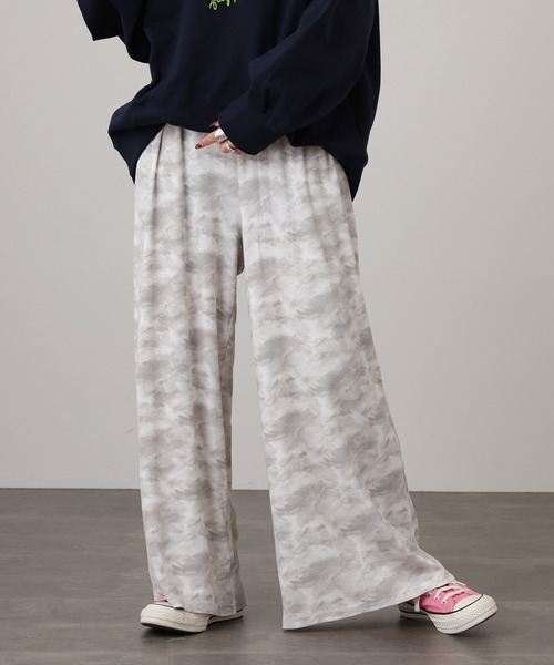 Brownie（ブラウニー）の「ぼかし柄テレコイージーパンツ（その他パンツ・レディース・オフホワイト・FREE）」の11枚目の写真