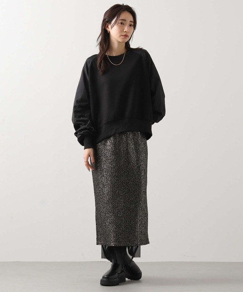 Gready Brilliant(グレディブリリアン)の「ワッシャーラグランカットソー(Tシャツ/カットソー・レディース・トップグレー/ブラック・38)」の9枚目の写真