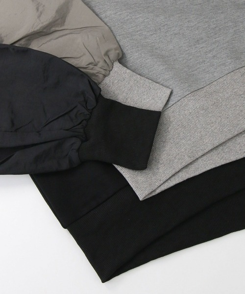 Gready Brilliant(グレディブリリアン)の「ワッシャーラグランカットソー(Tシャツ/カットソー・レディース・トップグレー/ブラック・38)」の4枚目の写真