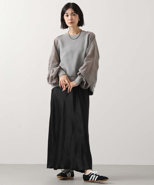 Gready Brilliant(グレディブリリアン)の「ワッシャーラグランカットソー(Tシャツ/カットソー・レディース・トップグレー/ブラック・38)」の16枚目の写真