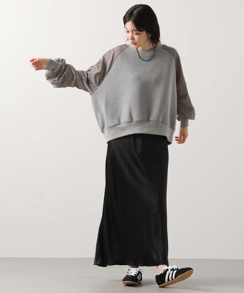 Gready Brilliant(グレディブリリアン)の「ワッシャーラグランカットソー(Tシャツ/カットソー・レディース・トップグレー/ブラック・38)」の19枚目の写真