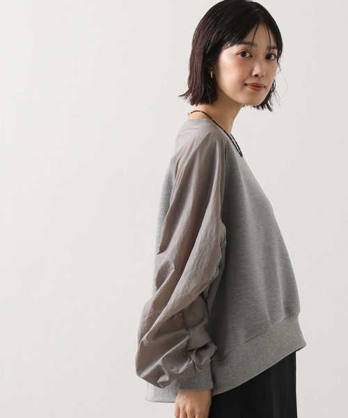 Gready Brilliant(グレディブリリアン)の「ワッシャーラグランカットソー(Tシャツ/カットソー・レディース・トップグレー/ブラック・38)」の18枚目の写真