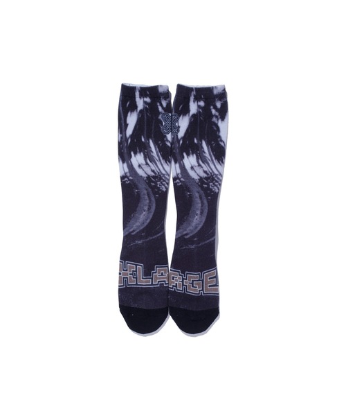 XLARGE（エクストララージ）の「PALM TREE SOCKS（ソックス/靴下・メンズ・ブラック/マルチ・ONE SIZE）」の5枚目の写真