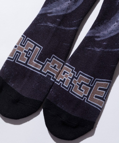 XLARGE（エクストララージ）の「PALM TREE SOCKS（ソックス/靴下・メンズ・ブラック/マルチ・ONE SIZE）」の7枚目の写真