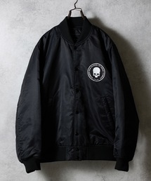 NUMBER (N)INE(io[iC)NYLON PRINTED STADIUM JACKET / iC vg X^W(X^W)