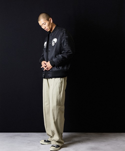 ナンバーナイン スタジャン サイズ3 NUMBER (N)INE NUMBER (N)INE（ナンバーナイン） スタジャン RAGLAN SLEEVE ZIPPER