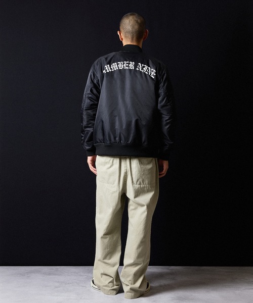 NYLON PRINTED STADIUM JACKET / ナイロン プリント スタジャン