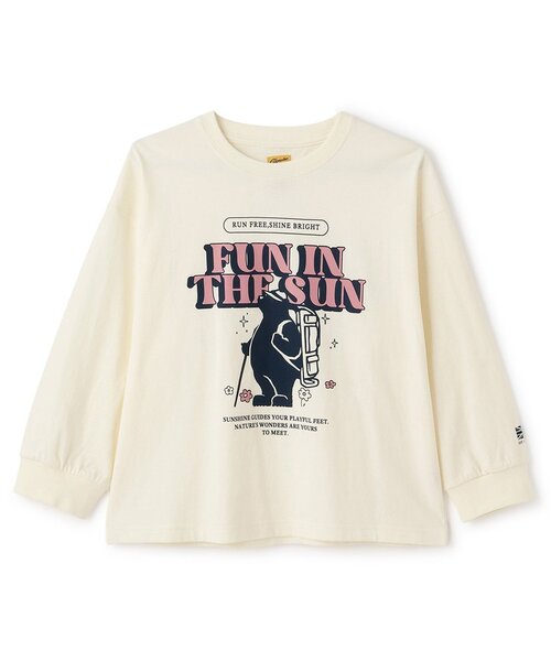 minimal(ミニマル)の「【コブマスター】アソートロゴプリントロンT(Tシャツ/カットソー・キッズ・ブルーグレー/モスグリーン/ブラック/オフホワイト・120cm/140cm/100cm/110cm/130cm)」の2枚目の写真