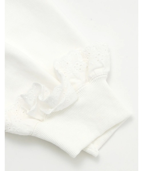 Little sunny bite（リトルサニーバイト）の「■Little sunny bite■hello kitty x little sunny bite sweat top（スウェット・レディース・ホワイト/ブラック/ピンク・MEDIUM）」の4枚目の写真