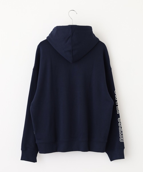 GUESS JEANS(ゲスジーンズ)の「GUESS JEANS GJ HOOD OS PRINTED LOGO SWEAT ゲス プリントロゴ プルオーバーパーカー フーディー(パーカー・メンズ・ネイビー/ホワイト・XL/L/M)」の12枚目の写真