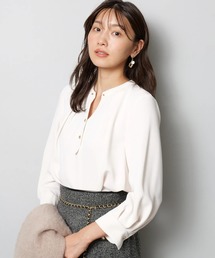 JUSGLITTY（ジャスグリッティー）の「エアリーフリルブラウス（シャツ