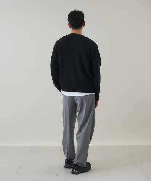 kuros'オリジナル】ウールカシミヤ Vネックノーマルカーディガン