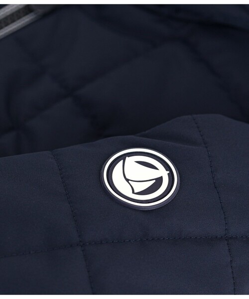 PETIT BATEAU(プチバトー)の「中綿入りフードジャケット(ダウンジャケット/コート・キッズ・ネイビー・4YEAR/5YEAR/3YEAR)」の4枚目の写真