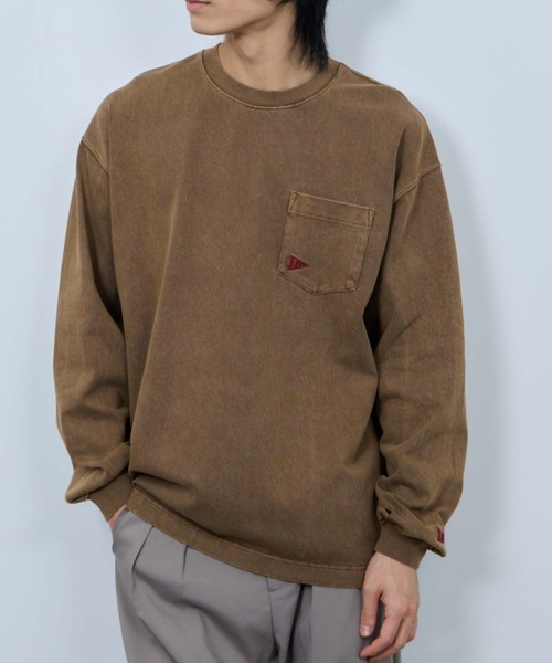 NAVY(ネイビー)の「【NAVY / ネイビー】 リラックスヘビーウェイトロングTシャツ(Tシャツ/カットソー・メンズ・ライトパープル/スミクロ/ブラウン/グレー・M/XL/L)」の3枚目の写真